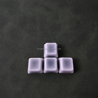 En stock – Touches de clavier en céramique craquelée rose, violette et blanche – Fabricant pour OEM