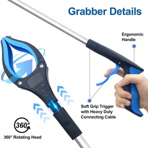 Foldable Gripper Extender Hand <b>Tools</b> Litter Reachers Pickers Collapsible Garbage Reacher Grabber <b>Pick</b> <b>up</b> <b>Tools</b> - Product Image 2