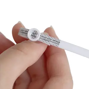 Ring Sizer Measuring Tool Set Plastic Finger Sizer Gauge Belt Magnifier Loupe for Jewelry Measurement US UK JP KOR EUR HK