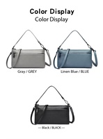 Sac à bandoulière en cuir véritable pour femme, style bureau, simple et élégant, pour les trajets quotidiens, sac à main pour femme