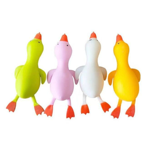 Squishy Duck <b>Memory</b> Sand Filling Sand Stretching Vent Swan Decompression Toy Tpr Fidget Stretchy Duck Toys - Product Image 5