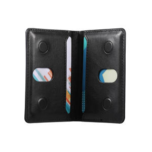 Portefeuille magnétique tendance minimaliste en cuir PU et aluminium ABS avec blocage RFID pour cartes de crédit, pour hommes, compatible iPhone 12-17 - Product Image 3