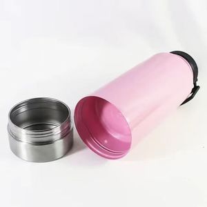 Termo de viaje para deportes al vacío de doble tapa de acero inoxidable de 40OZ, artefacto grande de plástico rociado para dinero, almacenamiento seguro en caliente - Product Image 5