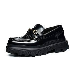 Chaussures en cuir véritable pour hommes, chaussures habillées décontractées sur mesure haut de gamme, fabriquées à la main - Product Image 2