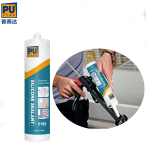 Industriële sterkte, geen vergeling, neutrale siliconen, transparante kit voor hoogwaardig meubelglas, verpakkingsgebruik. - Product Image 2