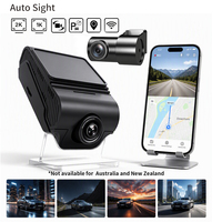 Caméra de tableau de bord 4G 2K avant 1080P arrière GPS Beidou double mode avec enregistrement en boucle à distance, lecture en temps réel et surveillance de stationnement