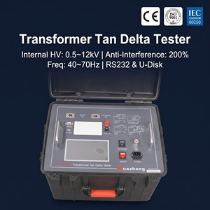 เครื่องทดสอบฉนวน<span class=keywords><strong>สาย</strong></span><span class=keywords><strong>ไฟ</strong></span>ฟ้าแบบดิจิตอล Tan Delta ของ Huazheng Electric OEM ความแม่นยำสูง พร้อมอินเทอร์เฟซ RS232 - Product Image 2