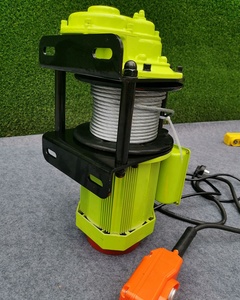 <strong>220v</strong> Mini Small Remote Control Portable 400kg Wire Rope <strong>Electric</strong> Hoist With Wireless Remote Fast 30m/min <strong>Winch</strong> - Product Image 3