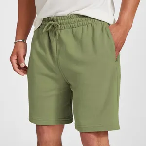 Men's Drawstring Shorts Orgnaic Cotton Short Jogger For Men Custom Logo Sport Shorts With Pocket Mens Hemp Cotton Bermuda Shorts