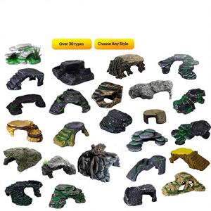 <span class=keywords><strong>D</strong></span>écoration de bassin <span class=keywords><strong>pour</strong></span> poissons, plateforme de bain de soleil <span class=keywords><strong>pour</strong></span> tortues, plateforme <span class=keywords><strong>d</strong></span>'escalade, <span class=keywords><strong>d</strong></span>écoration en résine, artisanat aquatique, rocher artificiel - Product Image 1