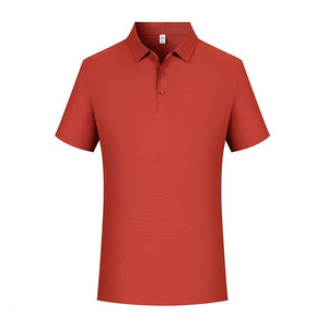 Polo de Manga Corta Negro Personalizado para Uniformes de Trabajo, Ropa Corporativa para Empleados, Color Sólido, Fibra de Poliéster GJ21-8005 - Product Image 2