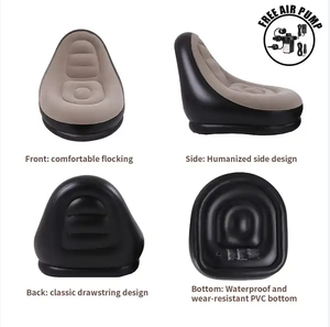 Nuevo Pvc al <span class=keywords><strong>aire</strong></span> libre claro Camping playa solo <span class=keywords><strong>aire</strong></span> Laybag comprimir esquina auto inflable cama sofá silla bebé - Product Image 4