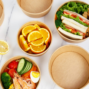 30 36 oz 32 48oz Pe/PLA Vòng salad Bát salad bát đặt cho phục vụ salad, súp, và trái cây - Product Image 2