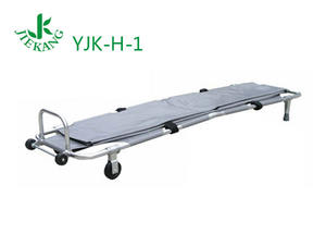 병원 사체 수송 응급 진료소 장치 용 접이식 장례식 관 들것 트롤리 - Product Image 3