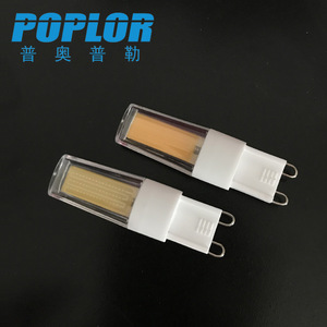 หลอดไฟ LED Poplor G4 3W ชิป COB ฐานเซรามิก 220V AC สำหรับโคมไฟคริสตัล - Product Image 1