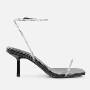 Moda estiva in pizzo chiaro alla caviglia strap strap <span class=keywords><strong>sandali</strong></span> <span class=keywords><strong>bassi</strong></span> con tacco basso da donna - Product Image 1