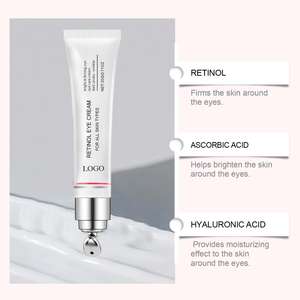 Crème pour les yeux au rétinol 20g OEM Étiquette privée Réparer Anti-rides Collagène Hydrater Vegan - Product Image 3