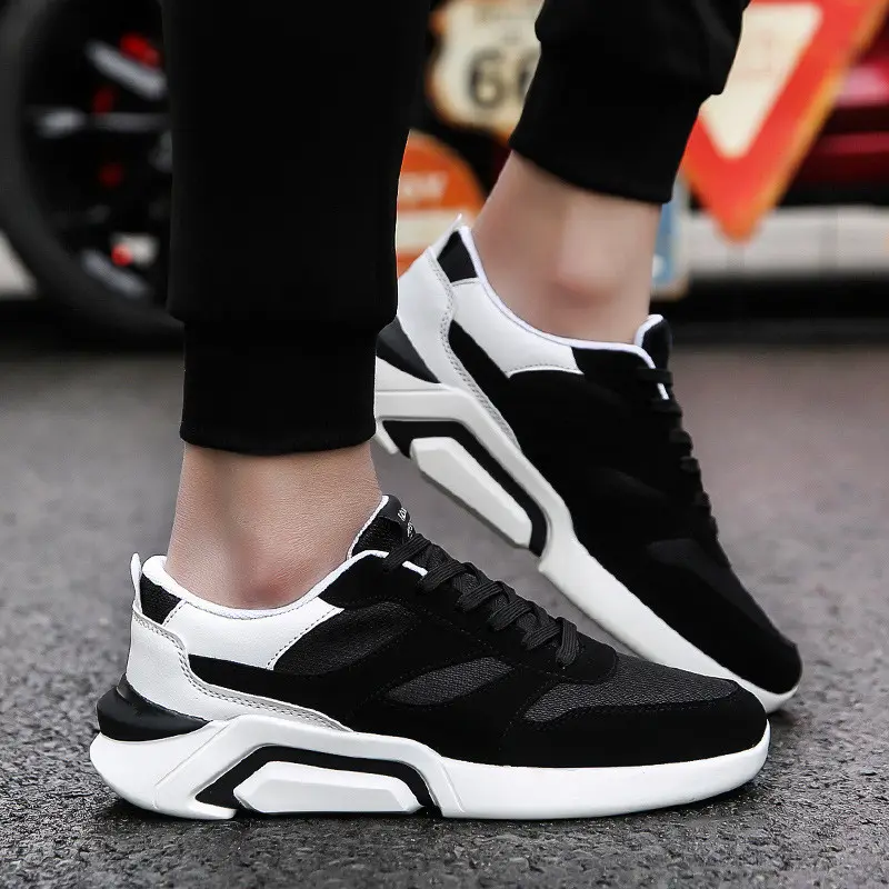 Wholesale LaceアップSneakers Korean MenのThick底のCasual Trend Student Men Sports Shoes