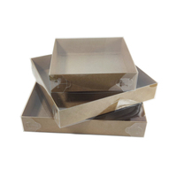 Boîte cadeau en papier kraft ZL personnalisée en gros, écologique, en matériaux recyclés, pour emballages de thé, de pâtisserie, d'aliments, de beignets, de pizzas