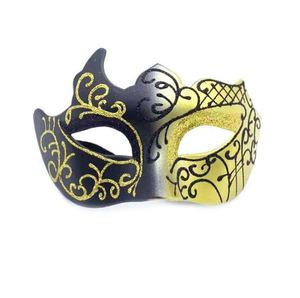 Masque de mascarade d'Halloween de haute qualité, demi-visage, pour hommes et femmes, peint à la main, décorations de fête de mascarade - Product Image 6