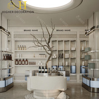 Comptoir d'exposition personnalisé pour dispensaire, vitrine de pharmacie, étagères de pharmacie en acier inoxydable pour présentoir de magasin médical