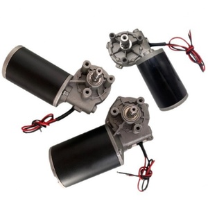 Motor de engranaje helicoidal BLDC DC de 12V 24V 63/76mm 76MM 24V 12V DC de alto torque 4 a 20Nm, motor de engranaje helicoidal de ángulo recto para puerta de garaje - Product Image 1