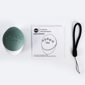 Nouveau design mignon, mini lecteur de musique à piles en forme de <span class=keywords><strong>luciole</strong></span>, 12 sons apaisants, machine à bruit blanc LED rechargeable, portable <span class=keywords><strong>pour</strong></span> bébé - Product Image 3