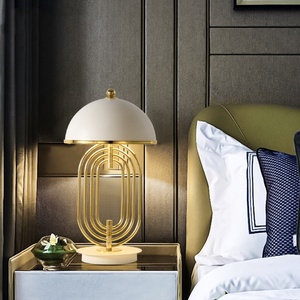 New Design Vintage Creative Mushroom Shape Desk Lamp Hotel Restaurant Decorative Metal Table Lamp - Product Image 4