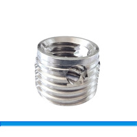 FH-Flight M2-M24/Customized Type 307 308 SUS303 Stainless Steel Self Tapping Fully Threaded Metric Thread Inserts Three Holes 6H