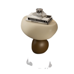 Craftsman Designer High-<strong>End</strong> Cream Side <strong>Table</strong> Creative Light Luxury <strong>Resin</strong> Corner <strong>Table</strong> for Living Room - Product Image 5