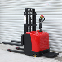 Mini ascenseur entièrement électrique 2 tonnes conteneur auto chargement1.5 tonnes machine chariots élévateurs hydraulique gerbeur de palettes chariot élévateur