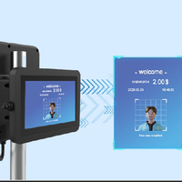 Terminal de billetterie BRT fixe en libre-service, borne de billetterie pour conducteur de bus, machine de billetterie intelligente pour billets de bus avec cartes GPS à scanner P18-Q