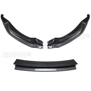 ลิ้นกันชนหน้าสีดำเงา ชุดแต่งสปอยเลอร์สำหรับ BMW ซีรีส์ 3 M3 F80 ซีรีส์ 4 M4 F82 F83 ปี 2015-2020 - Product Image 3