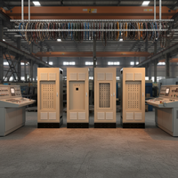 Équipement complet de distribution d'énergie en cuivre avec armoire de commande pour panneau de commande PLC industriel basse tension 380V IP66