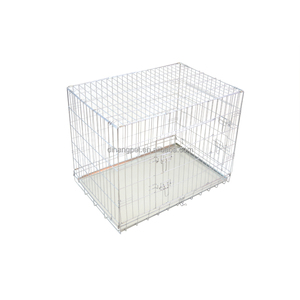 <span class=keywords><strong>Cage</strong></span> à chien en treillis métallique, niche pour chien avec plateau en plastique, en fer et métal, fabriquée en Chine, pas cher - Product Image 4