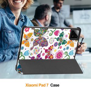 Funda protectora de lujo para tableta con pintura de cuero PU, funda protectora con soporte para tableta para <span class=keywords><strong>Xiaomi</strong></span> <span class=keywords><strong>Mi</strong></span> <span class=keywords><strong>Pad</strong></span> 7 Pro 6S Pro - Product Image 6