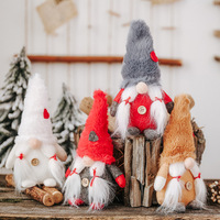 Poupée de Noël en peluche super douce unisexe de 8 pouces, sans visage, pour décoration de Noël