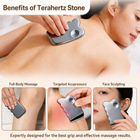 Outil de massage Gua Sha en plaque de térahertz pour le dos et le corps