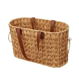 Support de rangement pour <span class=keywords><strong>papier</strong></span> toilette et panier en saule accessoire de salle de bain pour 6 millions de rouleaux étagère et support de rangement pour salle de bain - Product Image 1