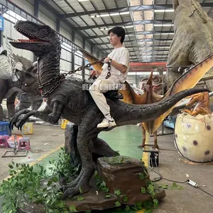 중국 제조업체 놀이 공원 전기 공룡 공룡 타고