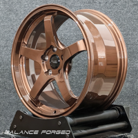 Jantes SRIM Forged Advan GT Beyond Racing Cooper Bronze pour BMW Supra Nissan 350z 370z 5x100 5x112 5x114.3 5x120