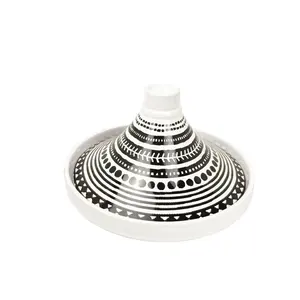 ที่กำหนดเองสีดำรูปลอกเซรามิกดินเผาแฮนด์เมดโมร็อกโก Tagine - Product Image 1