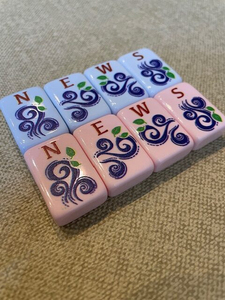 Ensemble de Mahjong Flo adapté aux voyages, commandes personnalisées acceptées, ensemble de Mahjong américain, tuiles de Mahjong en acrylique pour les fêtes - Product Image 5