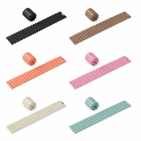 Bracelets magnétiques personnalisables avec logo, accessoires de Pilates ajustables, bracelet lesté en silicone bicolore, poids de 2 lb pour chevilles