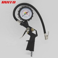 Jauge de gonflage portable pour pneus, manomètre électrique, pour voiture, portable, avec jauge, tuyau, coupleur rapide