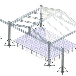 Chất lượng cao DJ sự kiện khung nhôm Spigot Bolt giàn sân khấu giàn hệ thống hiển thị cấu trúc cho chất lượng cao sự kiện - Product Image 5