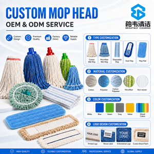 Recambio de Mopa Desechable de Microfibra con Rayas Azules, Económico y Personalizado, para Limpieza de Pisos en el Hogar, Cocina y Baño - Product Image 5