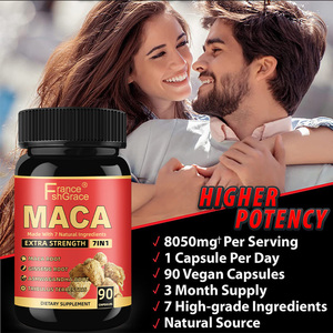 Maca du Pérou Premium Force Maximale avec Ginseng Ashwagandha Tribulus Terrestris pour <span class=keywords><strong>l</strong></span>'Énergie, <span class=keywords><strong>l</strong></span>'Endurance <span class=keywords><strong>et</strong></span> la Vitalité 90 Gélules - Product Image 5