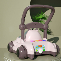 Jouets de roue silencieux pour enfants de haute qualité avec poussettes bébé de prévention du renversement de la musique et de l'éclairage