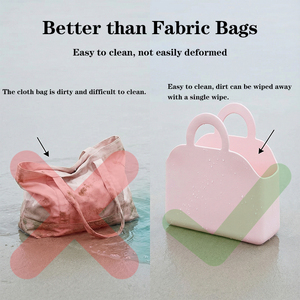 Bolsa de Mano de EVA al por Mayor, Suave al Tacto, Impermeable, Duradera, de Gran Capacidad, para Vendedores en Línea, Piscina, Picnic, Uso en Verano - Product Image 3